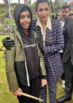 malika arora with eshan lakhani